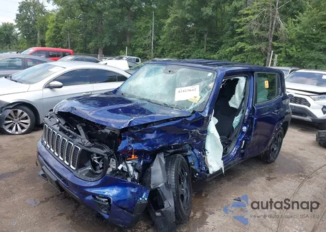 2020 Jeep Renegade Sport Fwd из США, поврежденный, VIN ZACNJAAB2LPL16603